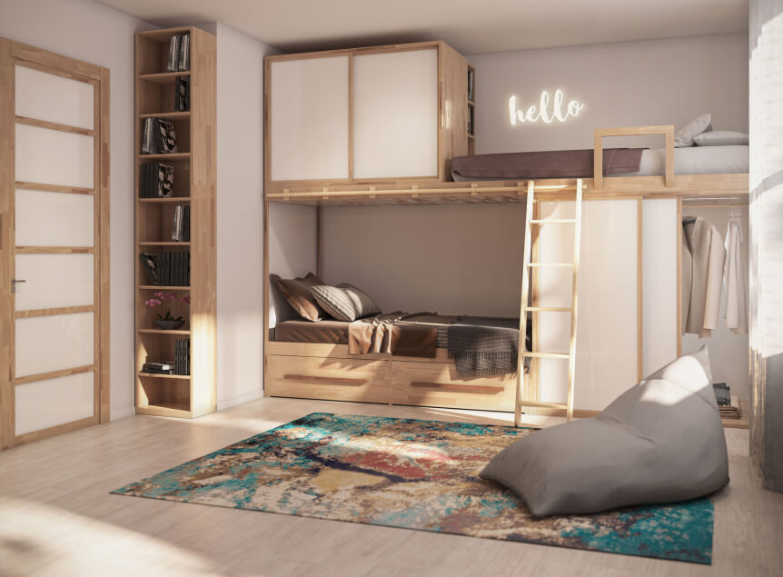 Schlafzimmer Etagenbetten