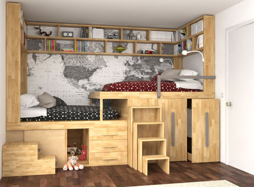 Schlafzimmer Etagenbetten