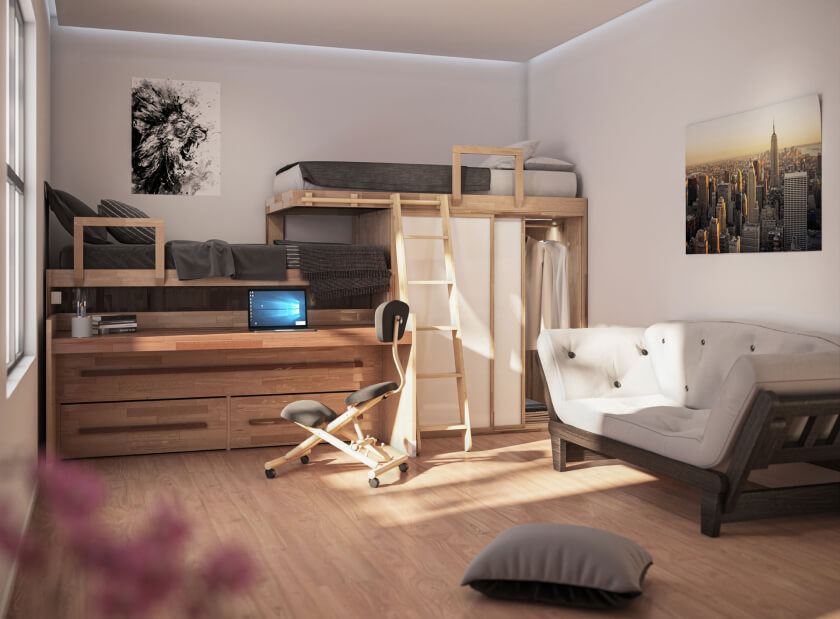 Schlafzimmer Etagenbetten