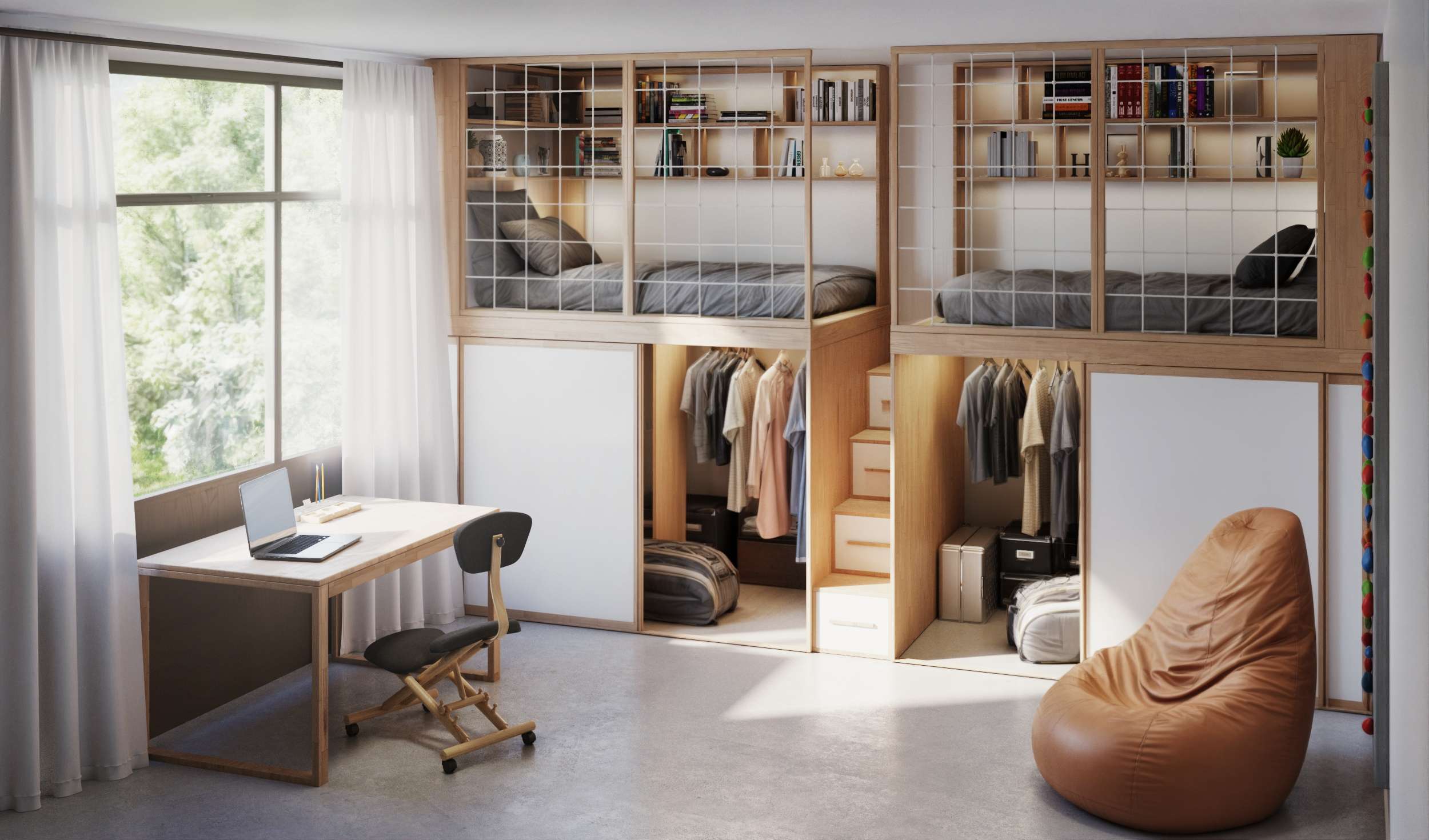 walk-in closet bedroom