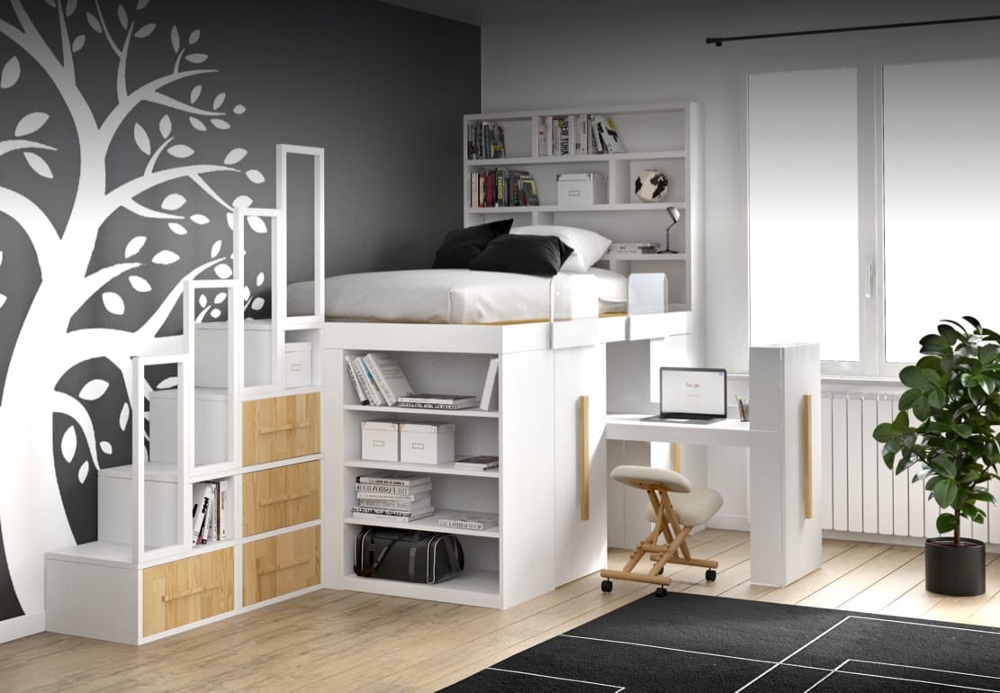 White Tree Bedroom