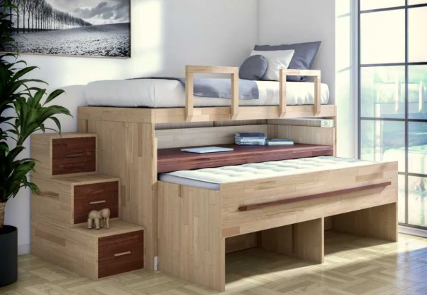 platzsparende Kinderzimmer für Geschwister