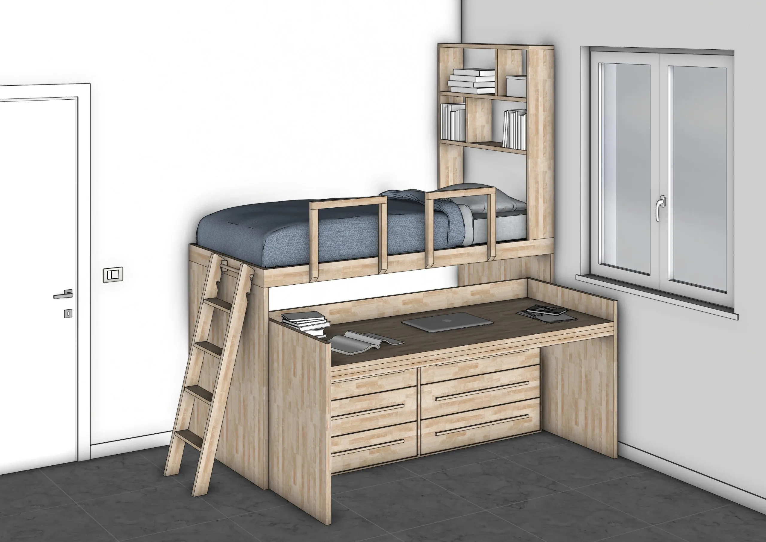 letto estraibile