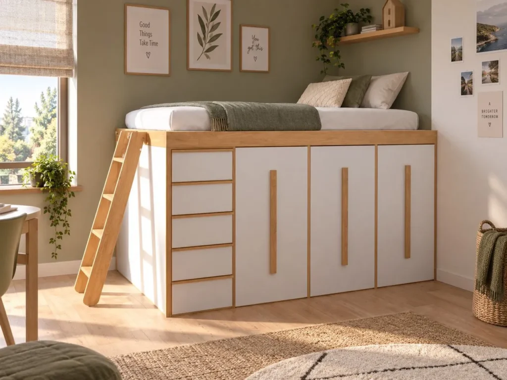 spazio sotto letto